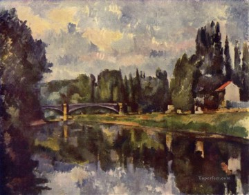 Paul Cezanne Painting - Puente sobre el Marne Paul Cézanne